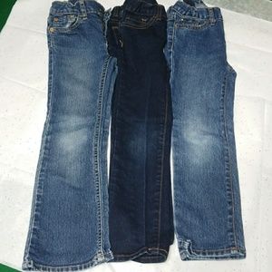 Size 5 childrens place jeans lot